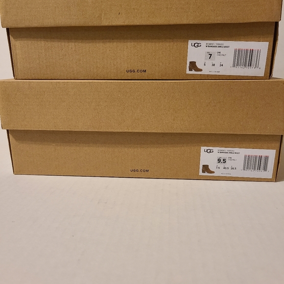 Ugg Bandara Suede Block-Heel Ankle Boot - Picture 5 of 7